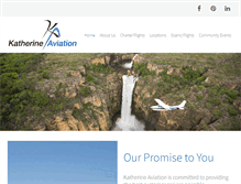 Tablet Screenshot of katherineaviation.com.au